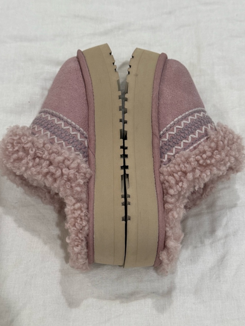 UGG Disquette Atherson slippers in the Rose Grey colorway NEW No Box Size 5 - Picture 7 of 11